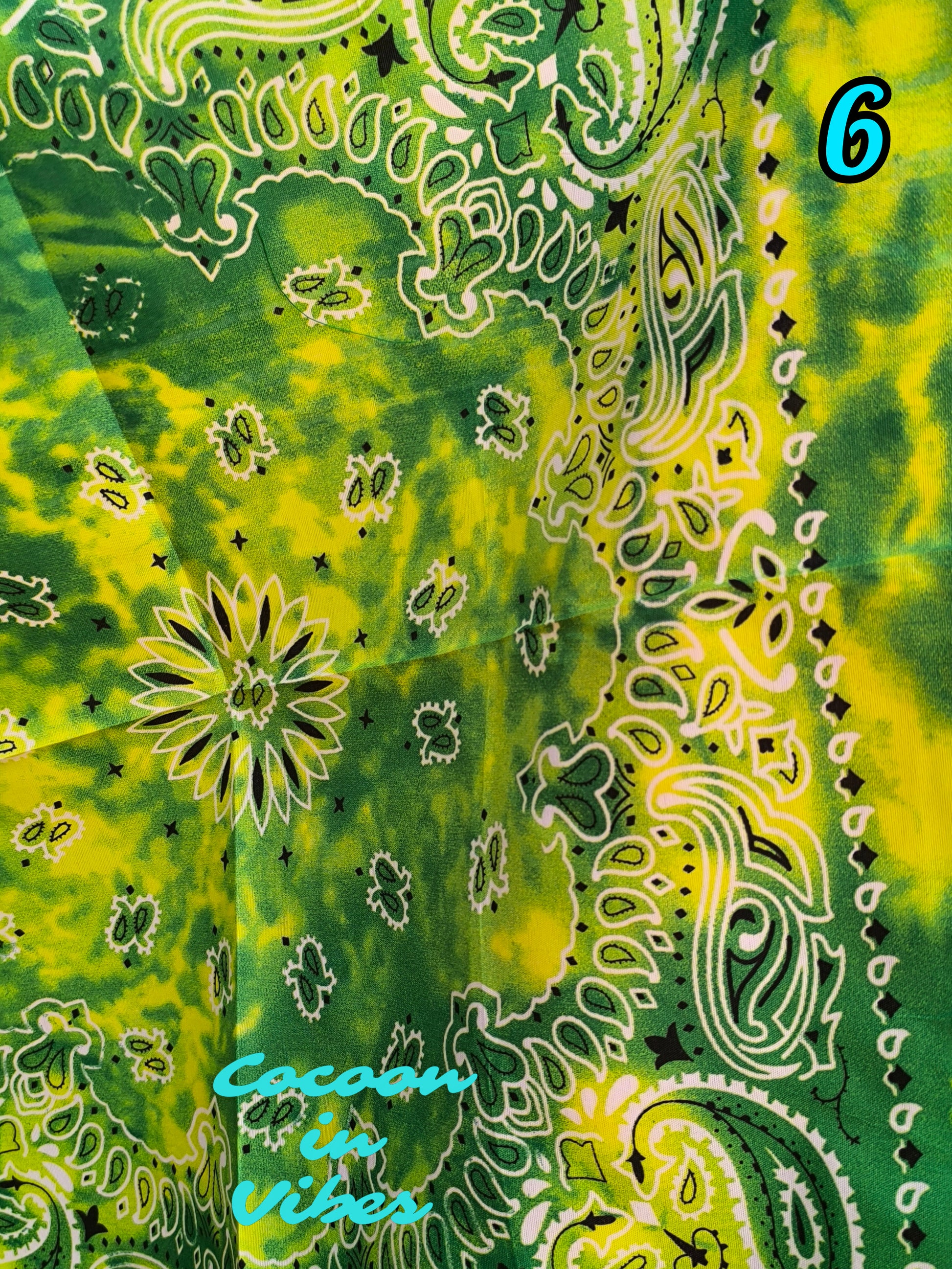 Les Bandanas Tie & Dye – Quand les couleurs dansent