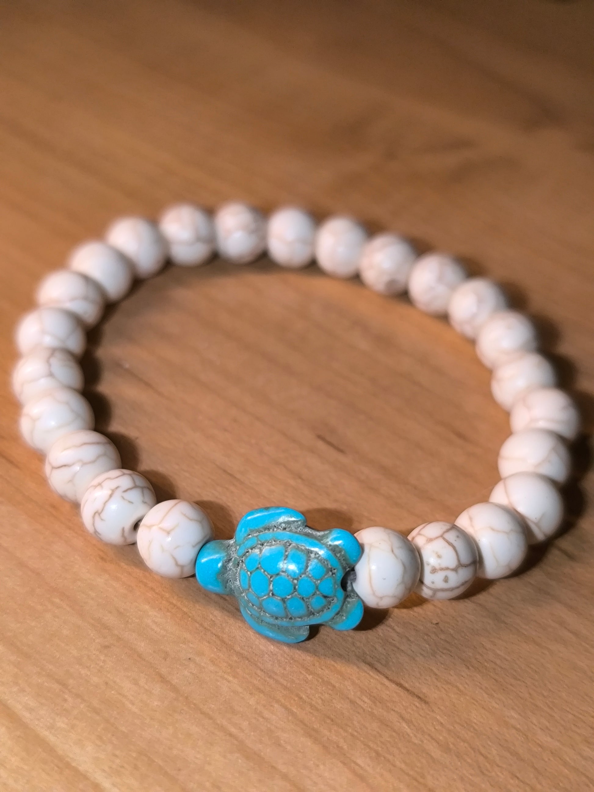 Bracelet pierres & Tortue turquoise