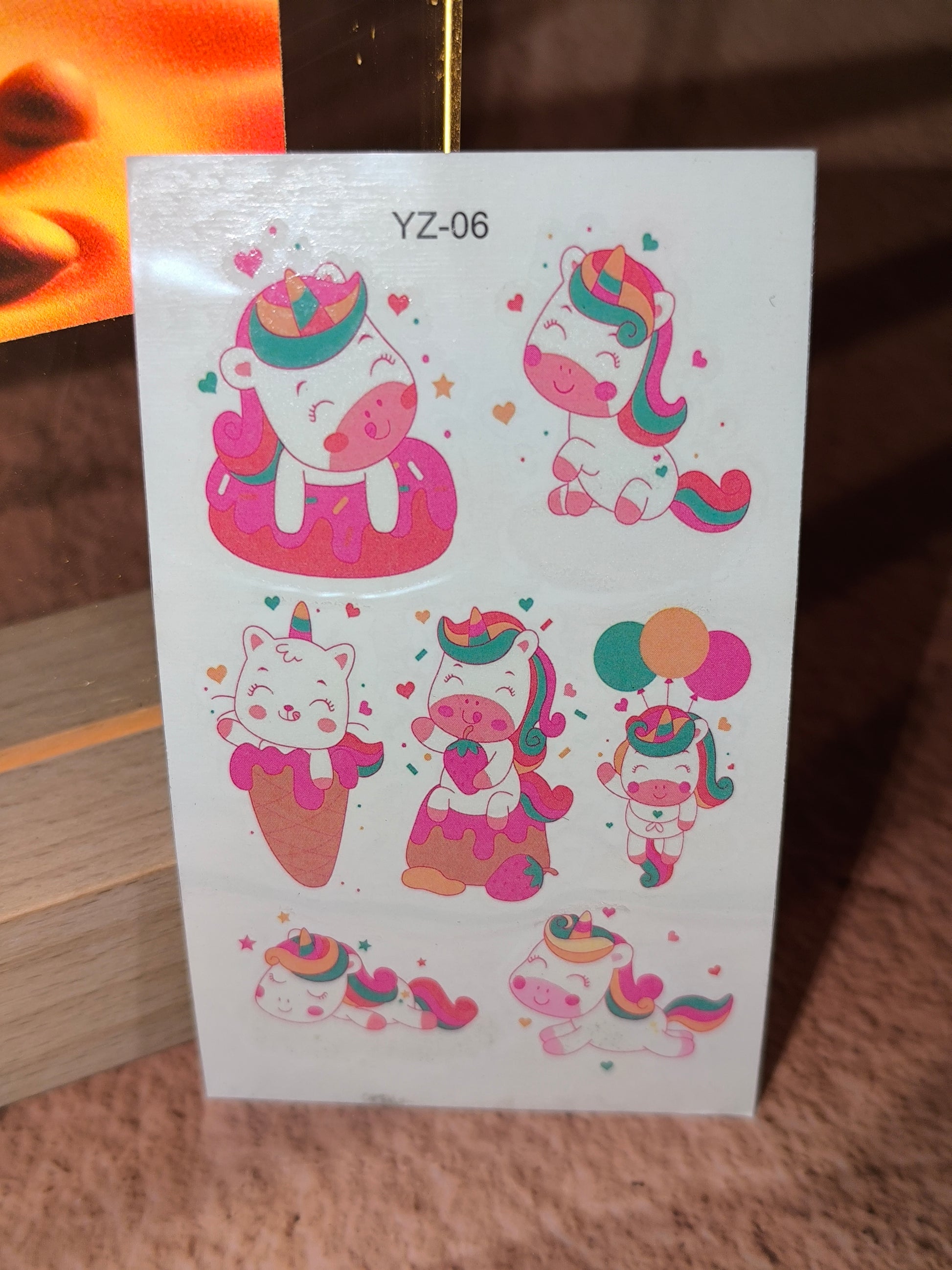 Tatouages Éphémères Enfants Phosphorescents – Petites Magies qui Brillent