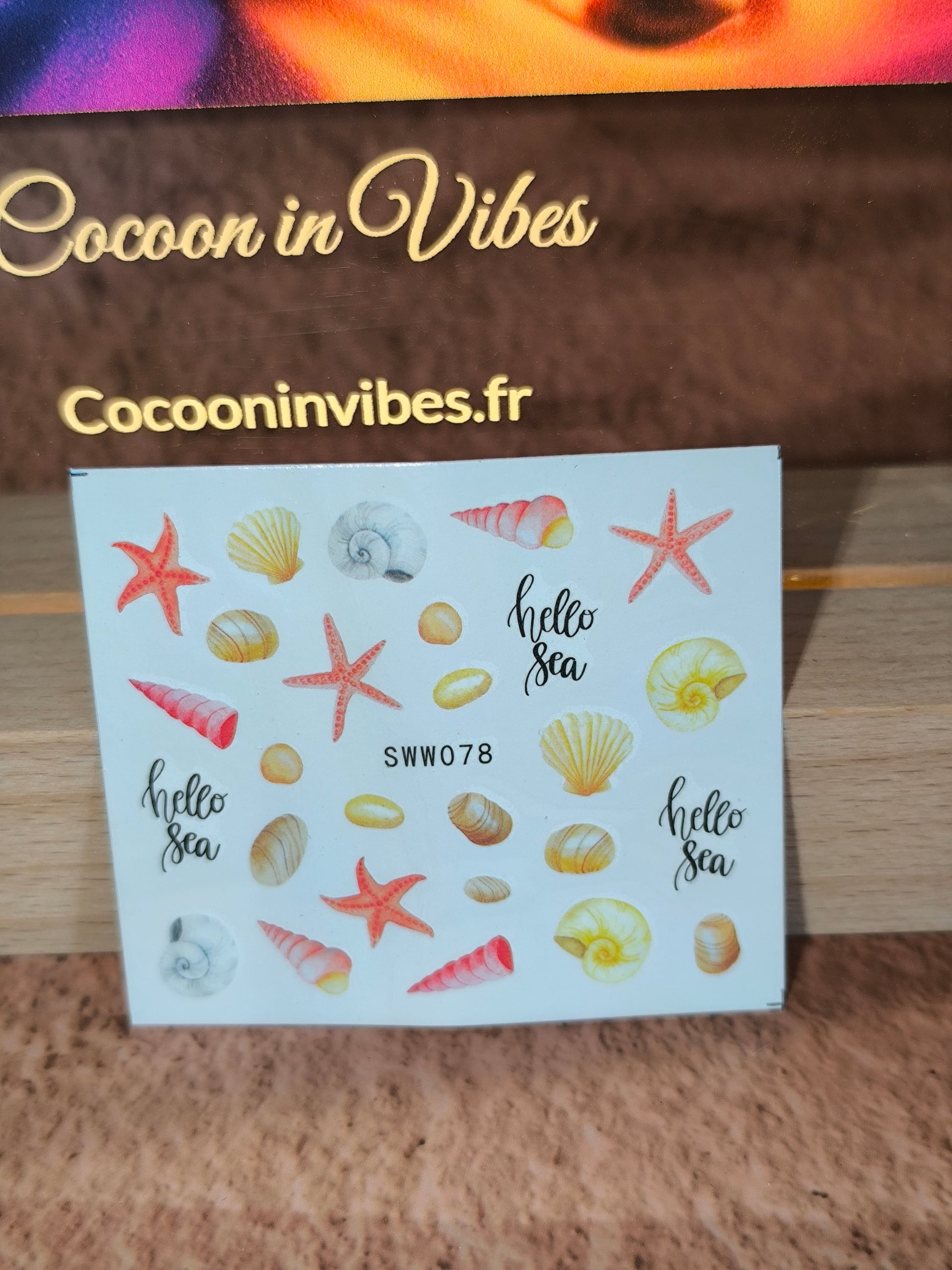 Stickers Ongles Coquillages & Animaux Marins - Un océan de beauté… au bout des doigts