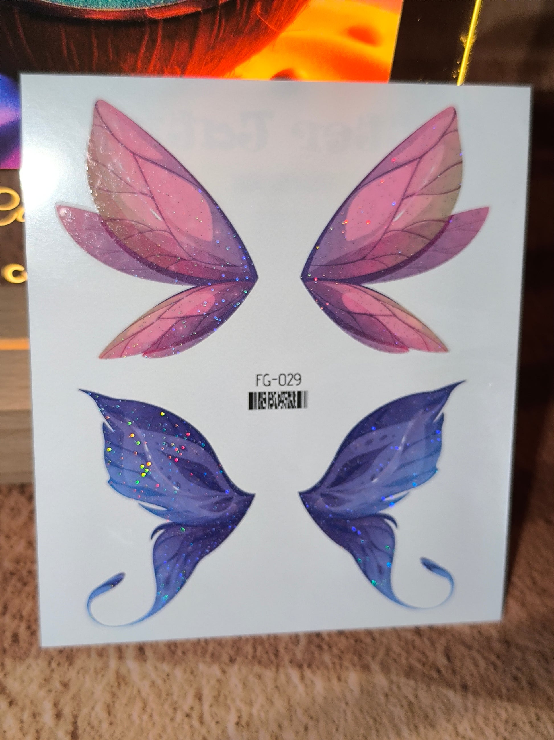 Tatouages Éphémères Pailletés Papillons – Sublimez Votre Regard