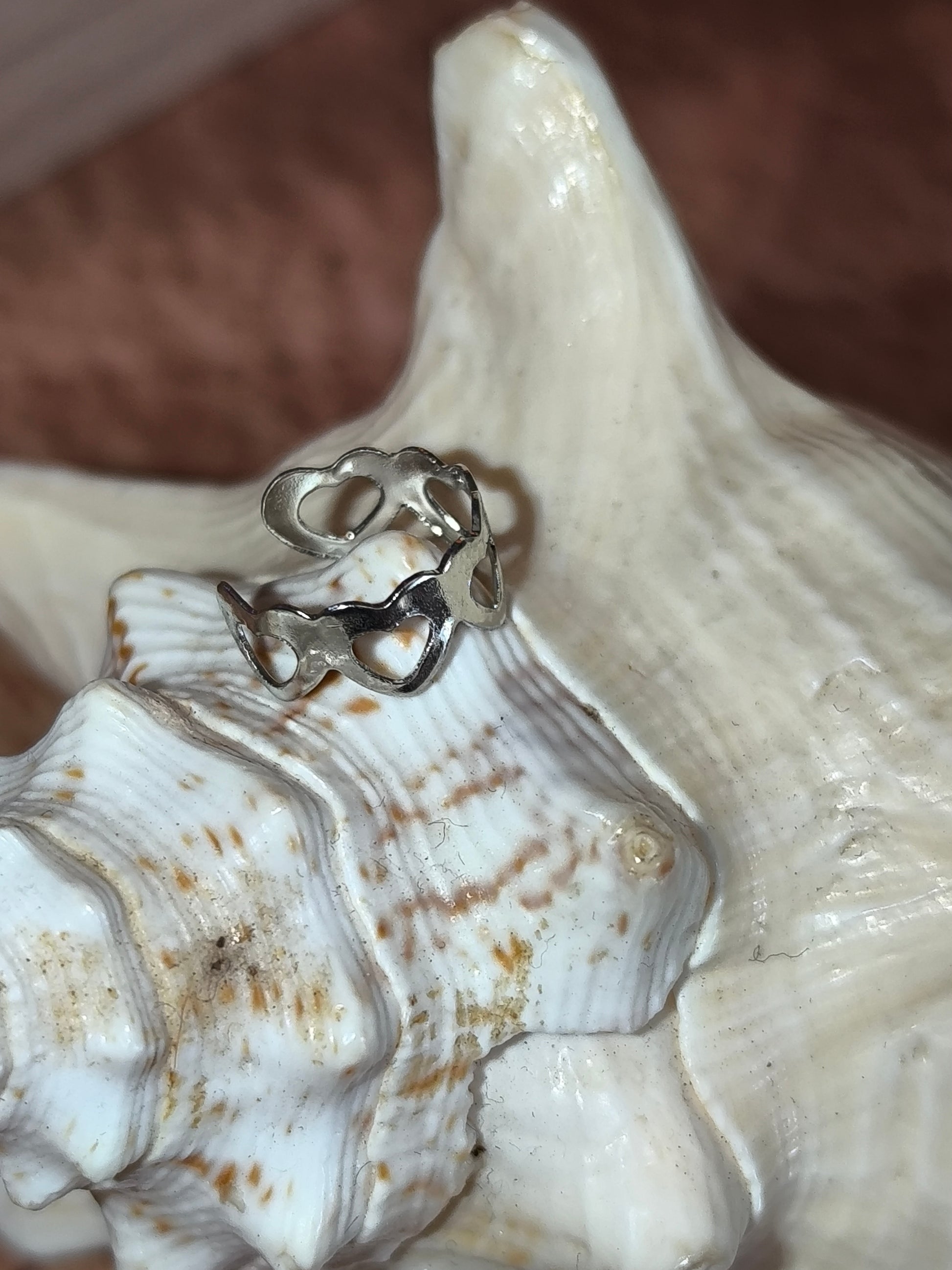 Bagues d'oreilles finement ajourée et argentée - 10 modèles au choix
