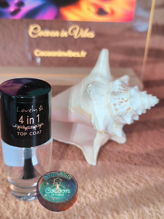 Base Coat Durcissante 4-en-1 Cocoon’Nails – Soin & Adhérence