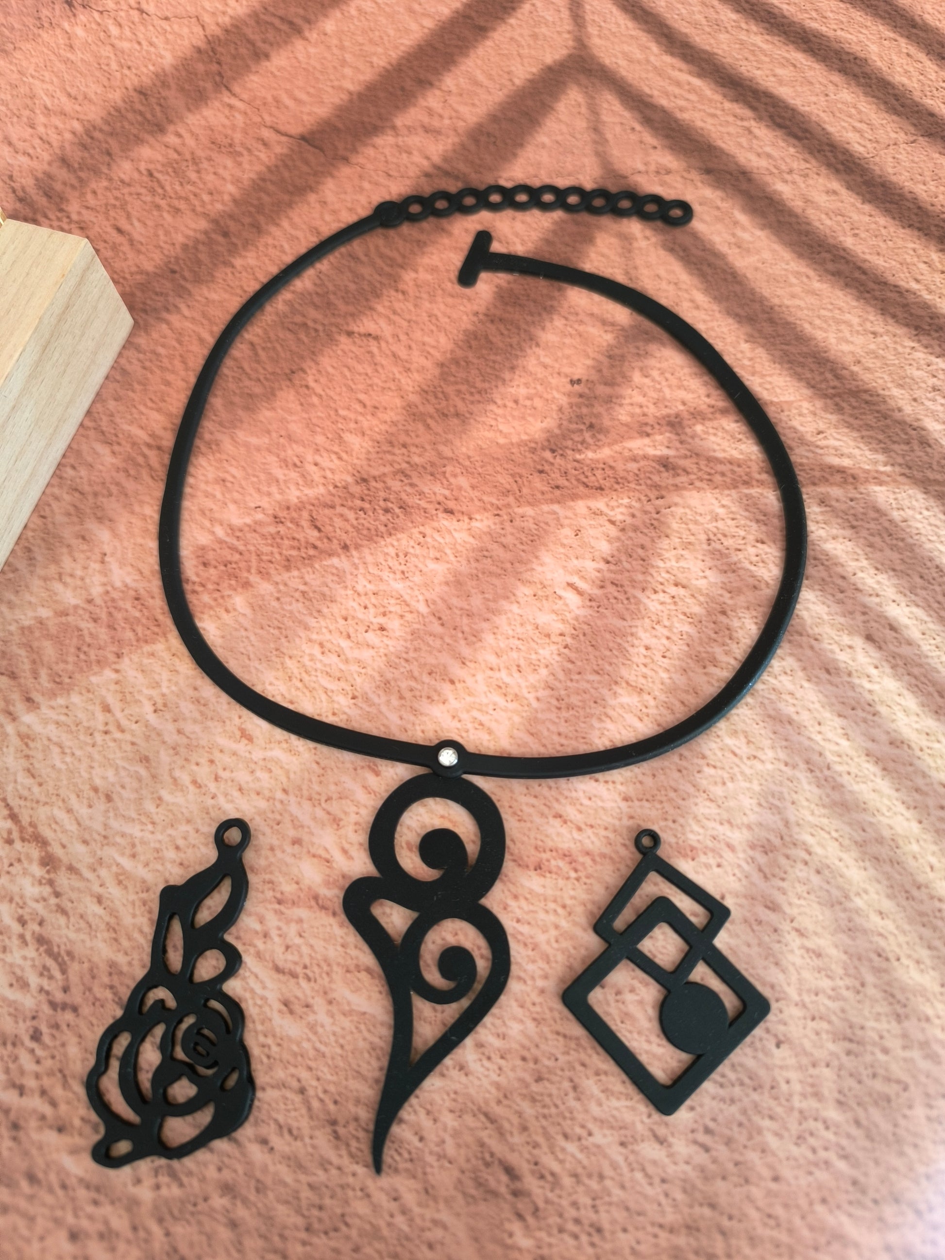 Ensemble Collier & Pendentifs Interchangeables