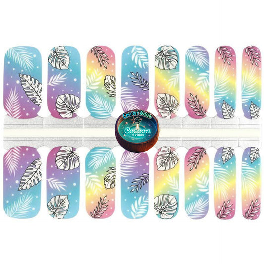 Cocoon’Nails Reflet des îles – Vernis Autocollant Kit Complet