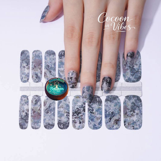 Cocoon’Nails Mer d'Écume – Vernis Autocollant Kit Complet