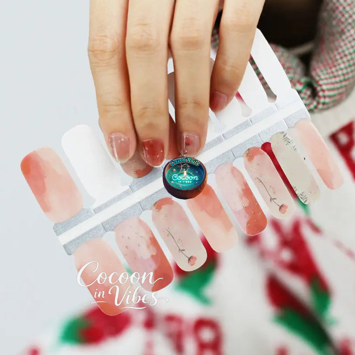 Cocoon’Nails Douceur Terracotta – Vernis Autocollant Kit Complet