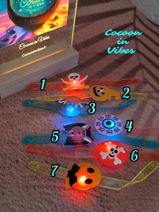 Bracelets lumineux – Spécial Halloween