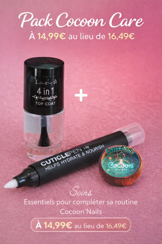 Pack Cocoon Care – Les soins indispensables pour tes ongles