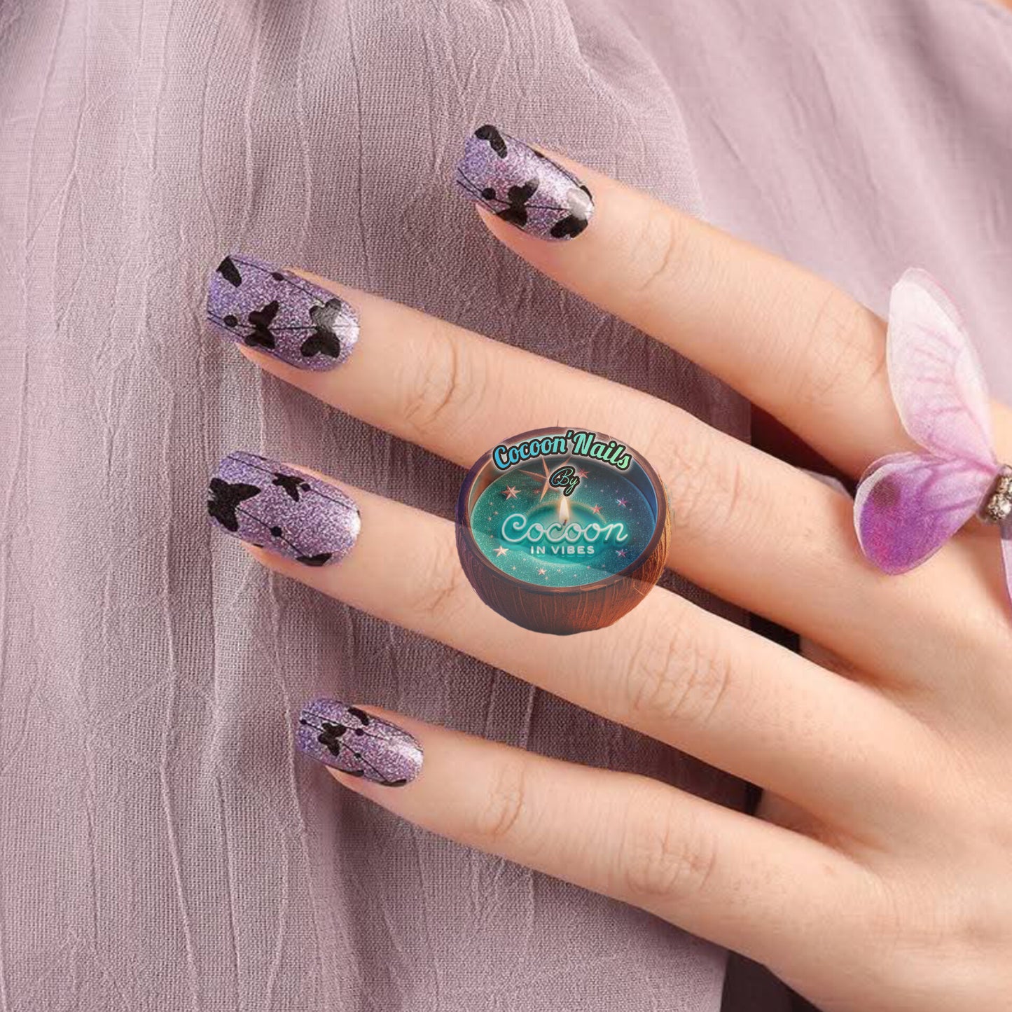 Cocoon’Nails – Papillon de Nuit