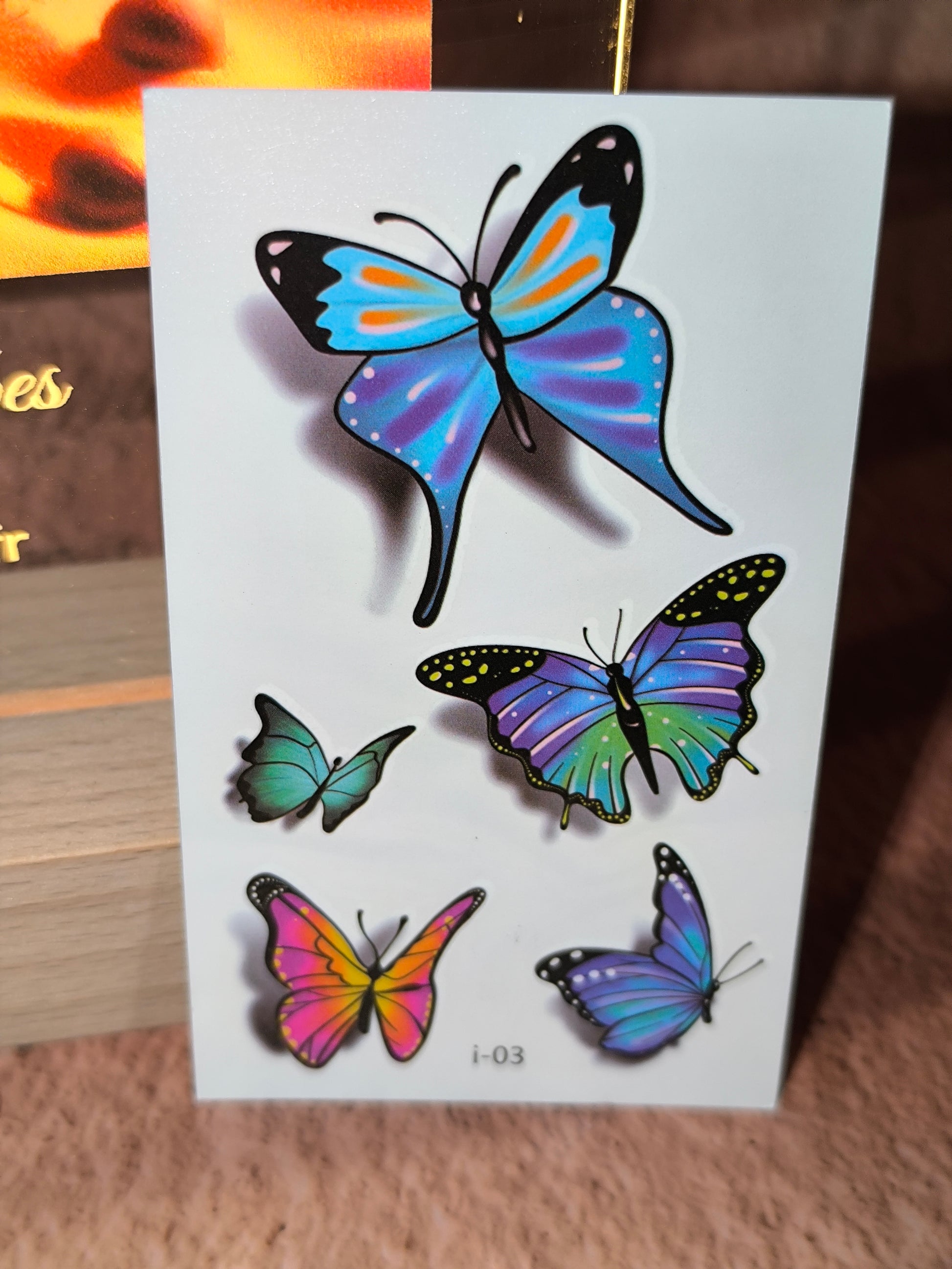Tatouages Éphémères Papillons Ombrés – Légèreté et Poésie en 3D
