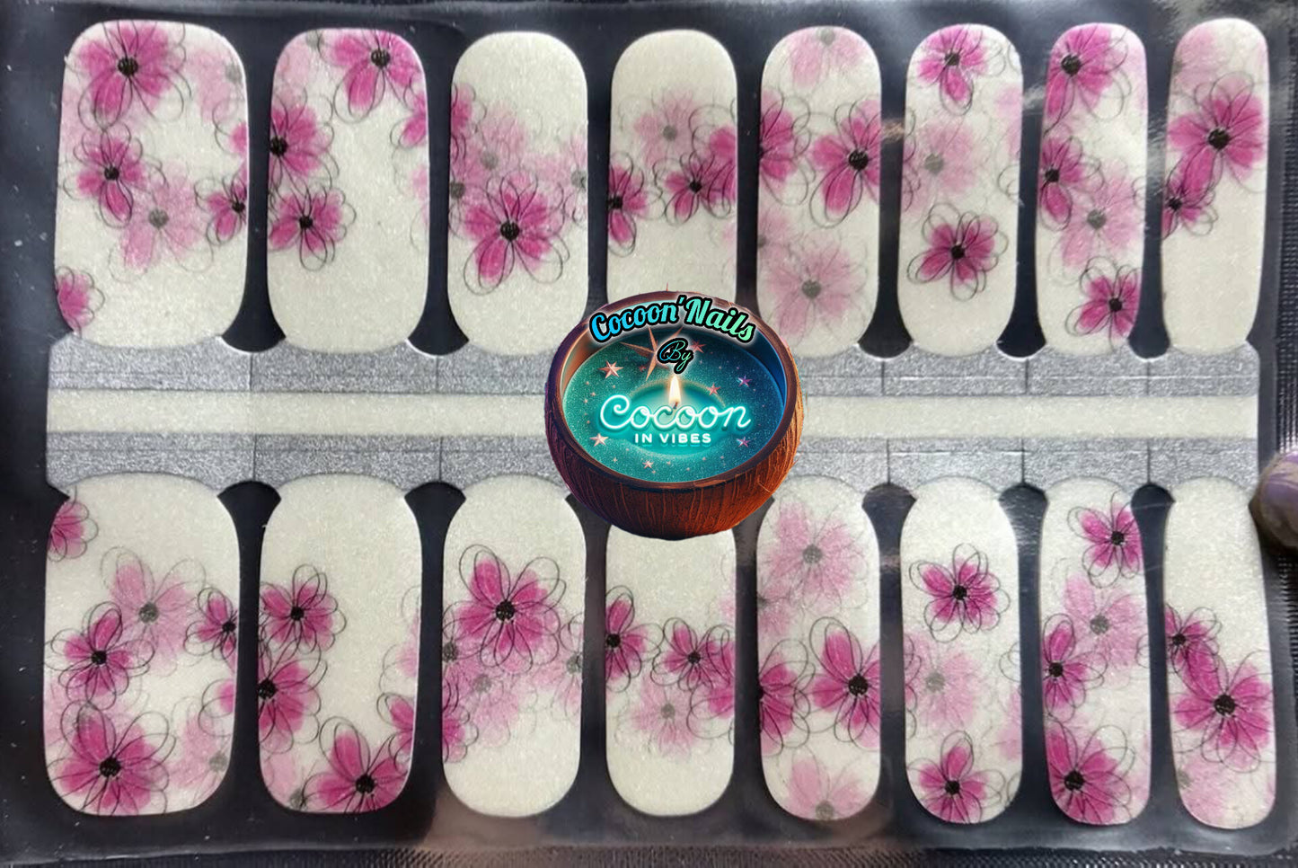 Cocoon’Nails – Watercolor Flowers