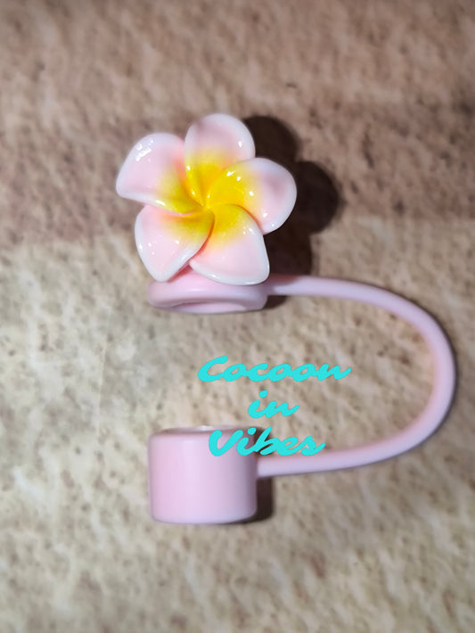 Bouchons Fleuris en Silicone – Pour pailles de 10 mm