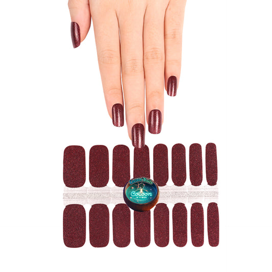 Cocoon’Nails – Bordeaux Sparkle : l’éclat chic et gourmand du vrai vernis