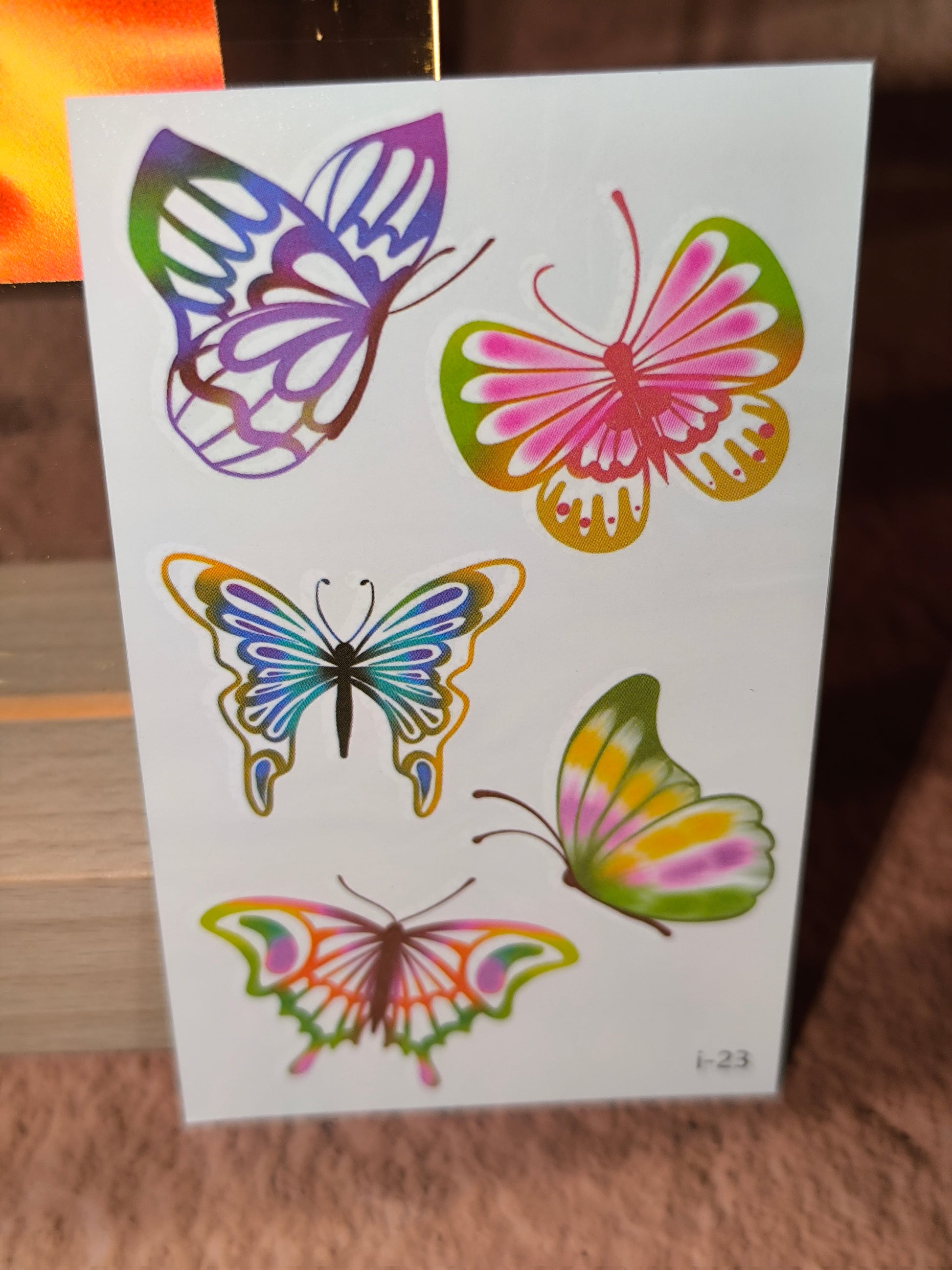 Tatouages Éphémères Papillons Ombrés – Légèreté et Poésie en 3D