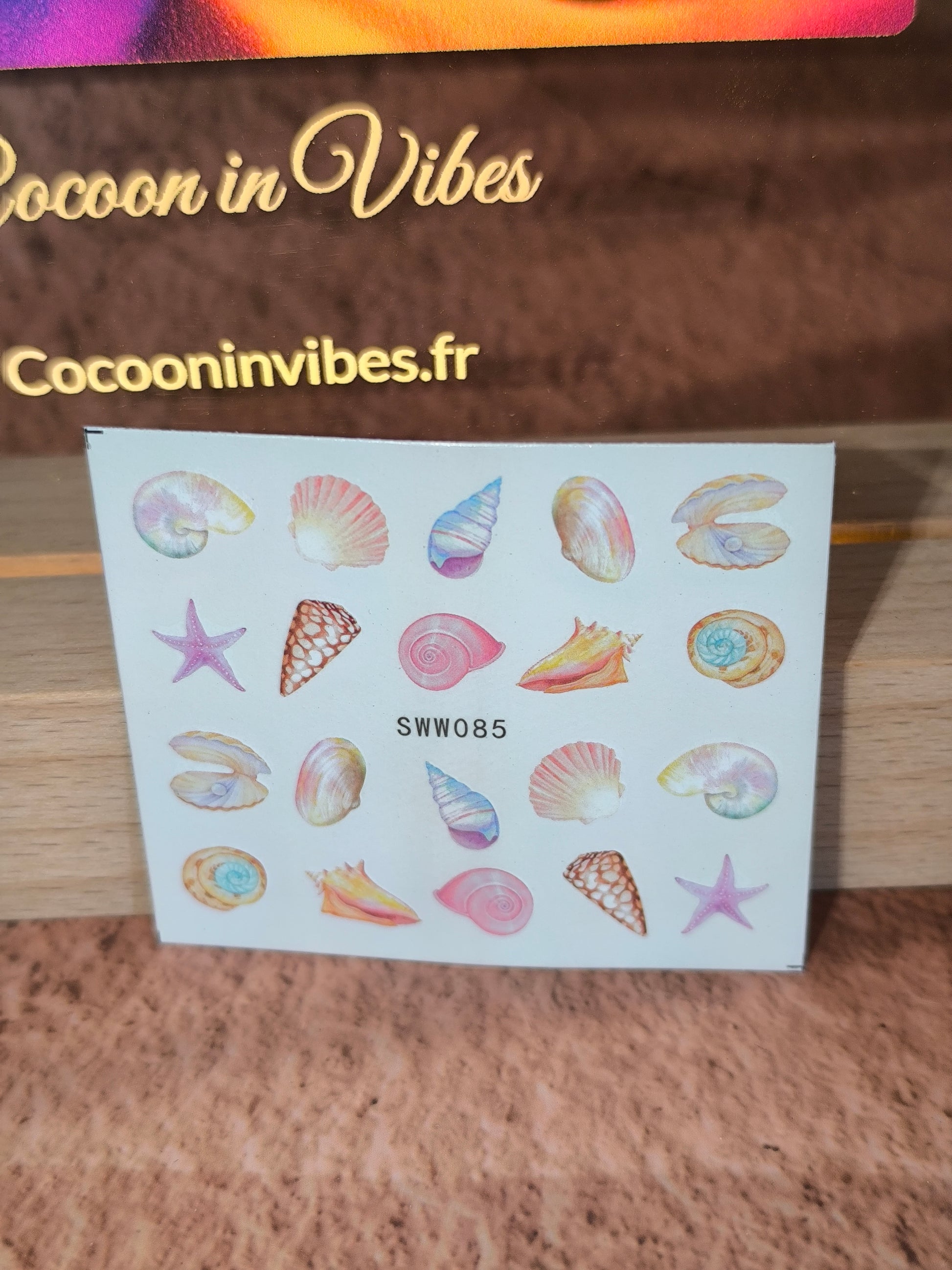 Stickers Ongles Coquillages & Animaux Marins - Un océan de beauté… au bout des doigts