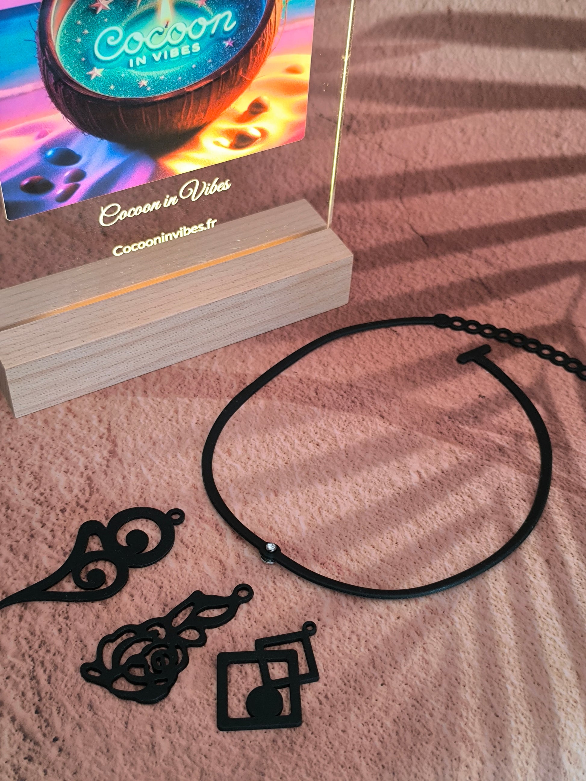 Ensemble Collier & Pendentifs Interchangeables