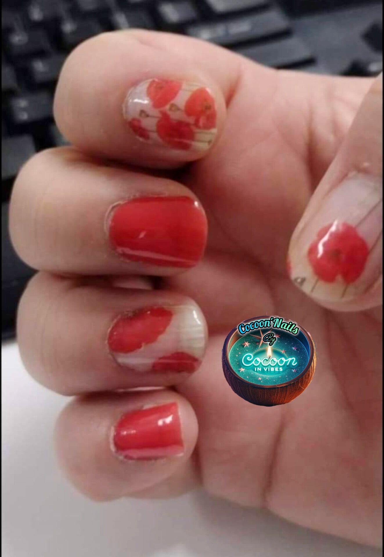 Cocoon’Nails – Red Flower