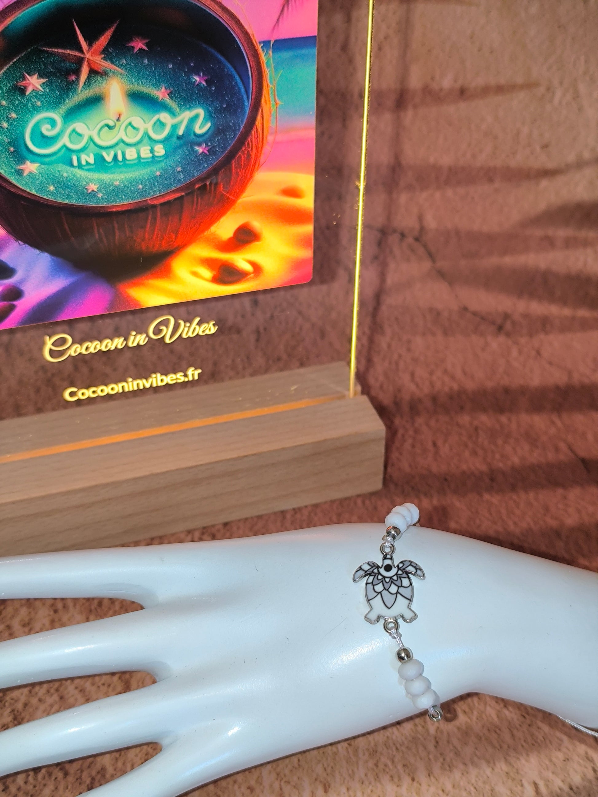 Bracelet Enfant Tortue Colorée – Esprit Plage & Aventure