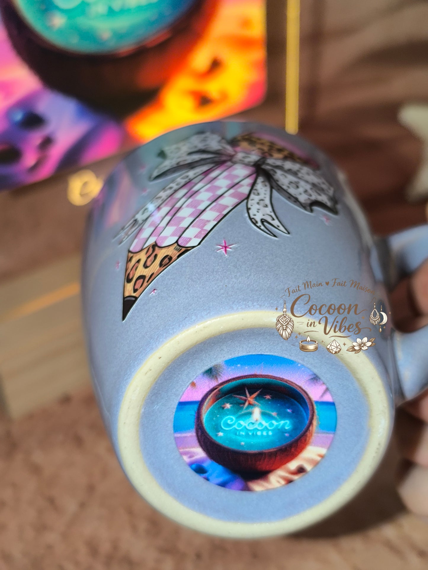 Tasse "Fin d'année scolaire" Violette – MERCI POUR CETTE BELLE ANNÉE – Pièce unique, création artisanale Cocoon in Vibes