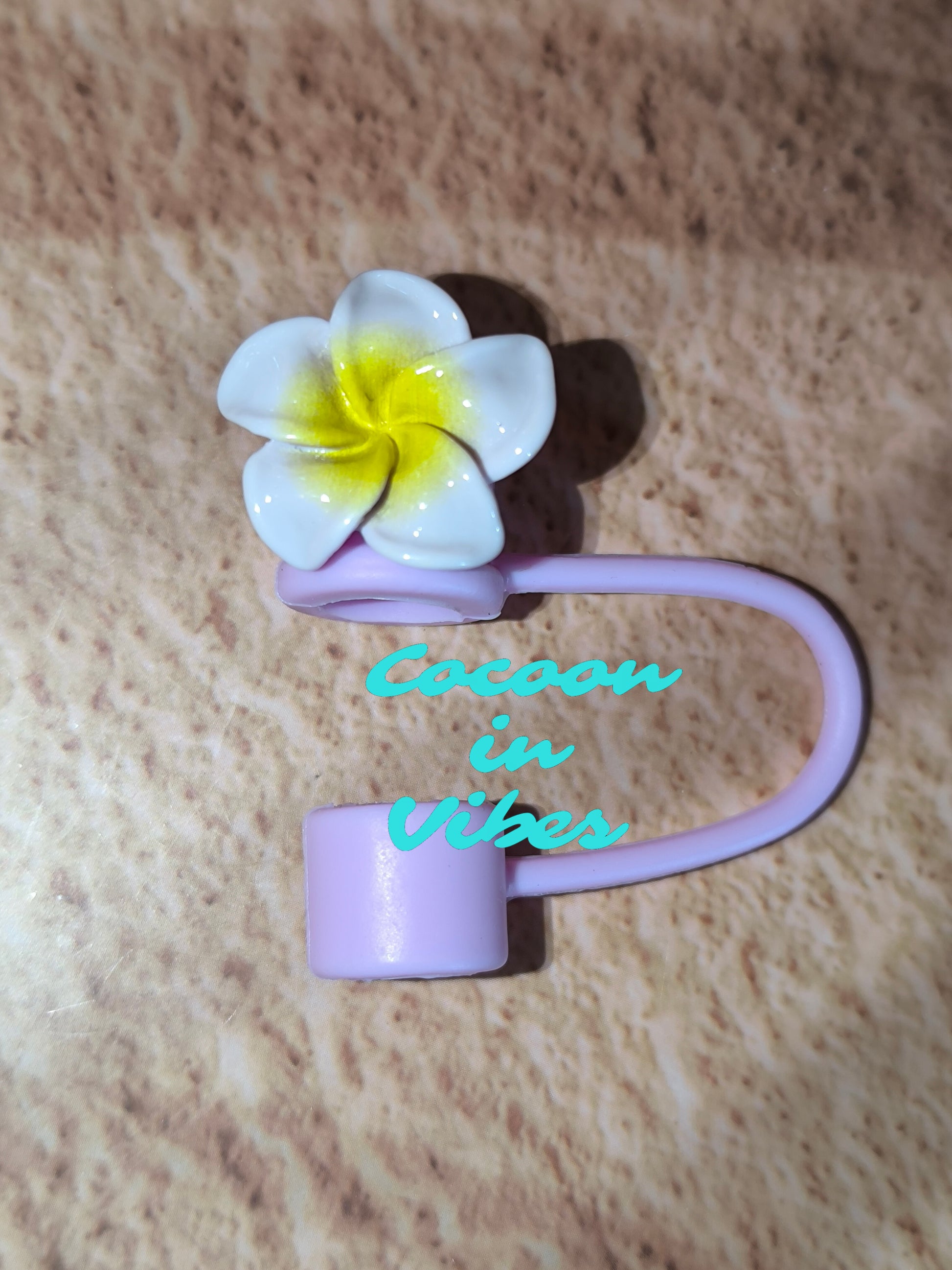 Bouchons Fleuris en Silicone – Pour pailles de 10 mm