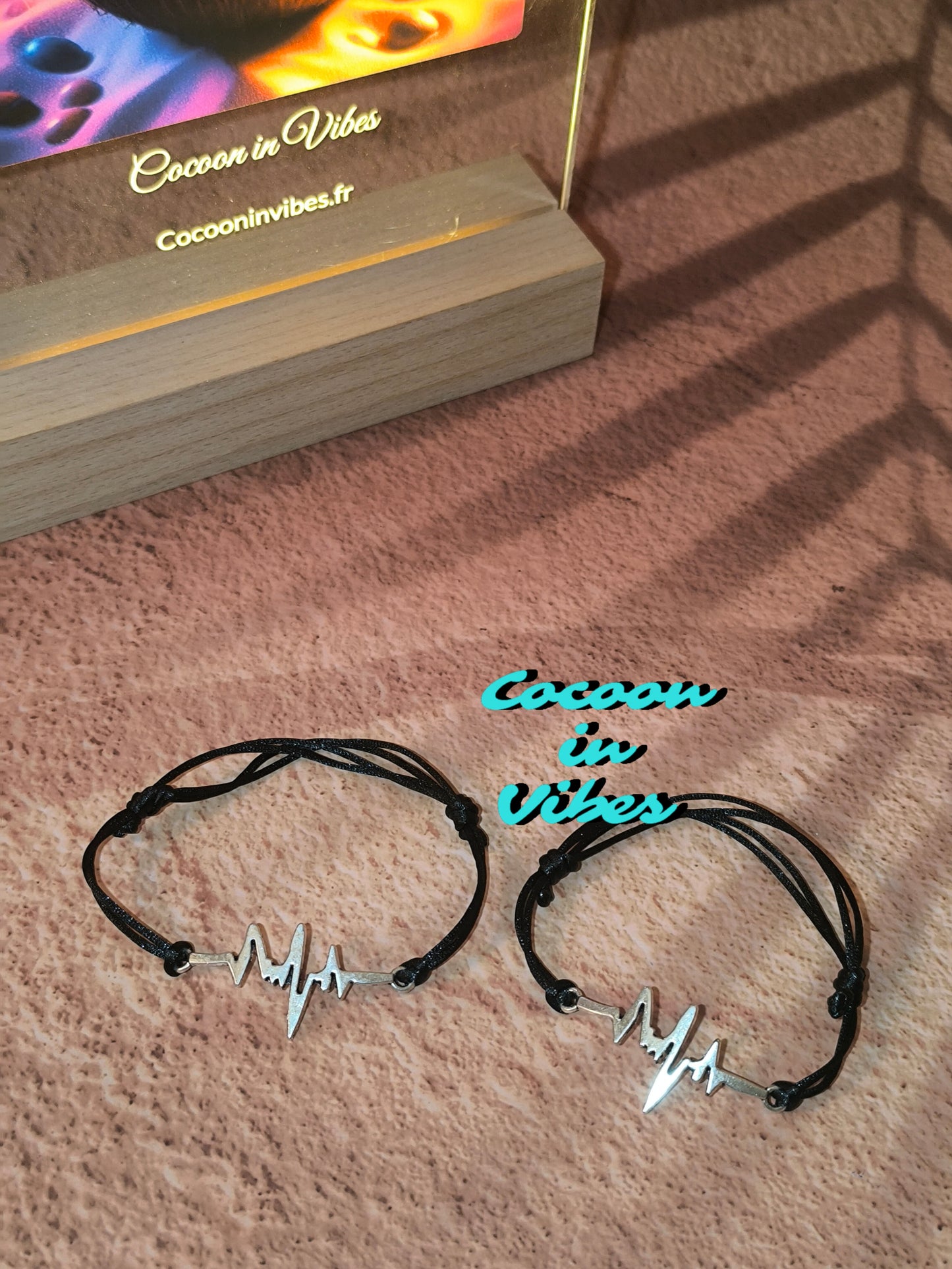 Bracelets de couple artisanaux – Battement de cœur, stylés et symboliques
