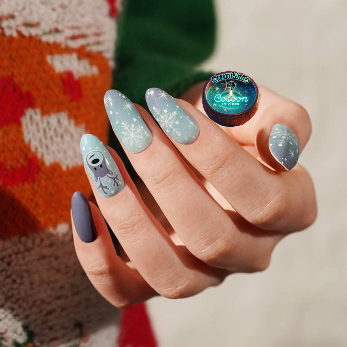 Cocoon’Nails – Blue Winter Dream : la douceur glacée au bout des doigts