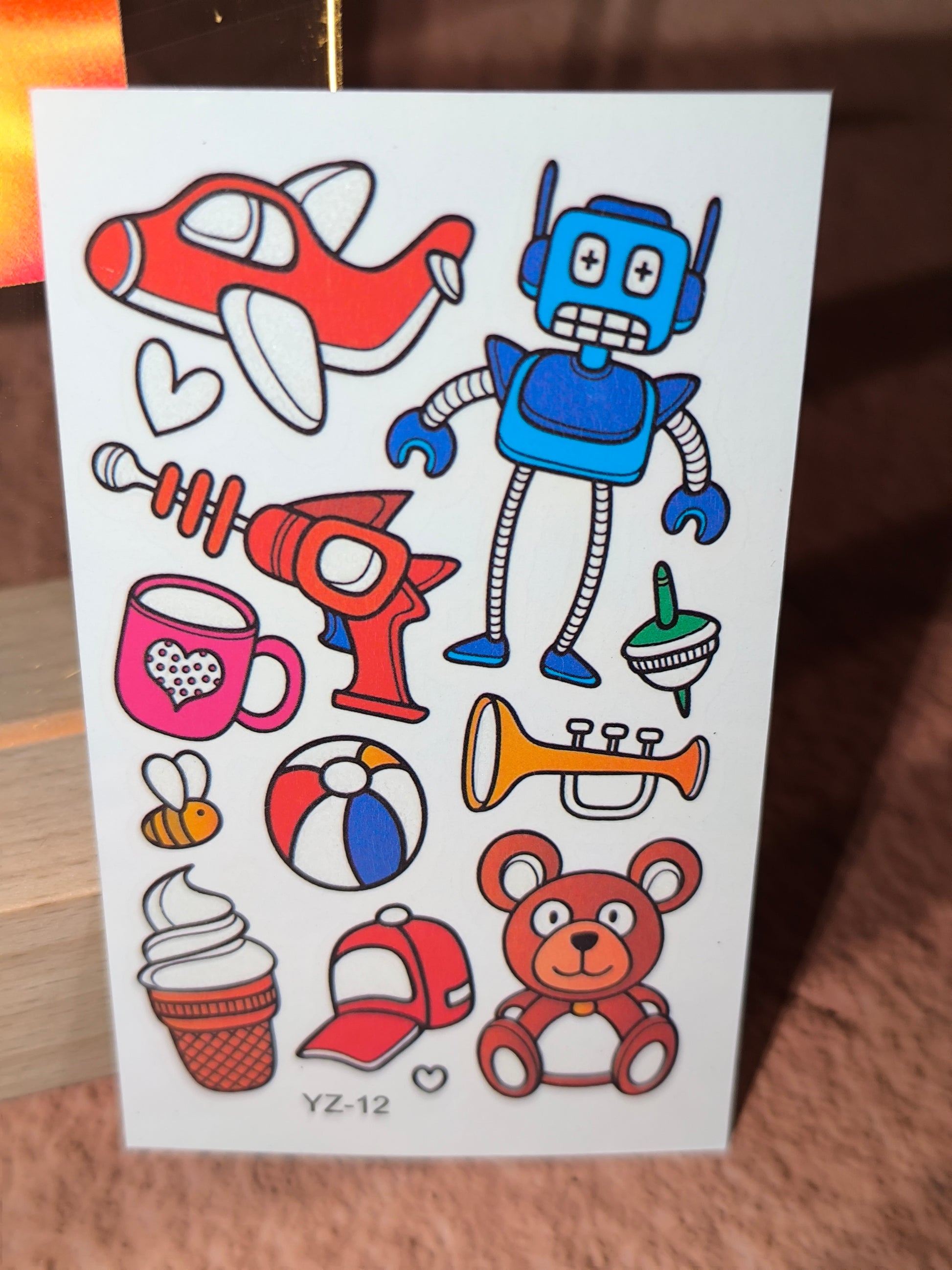 Tatouages Éphémères Enfants Phosphorescents – Petites Magies qui Brillent