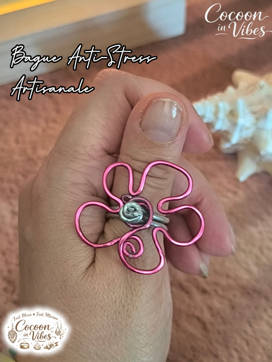 Bague Anti-Stress "Fleur des Lagon" – 100% Artisanale
