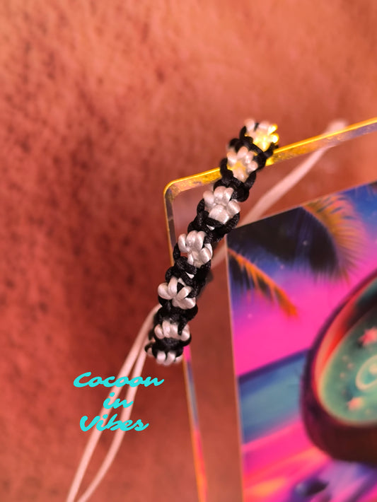 Bracelet Artisanal “Pattounes” en Macramé