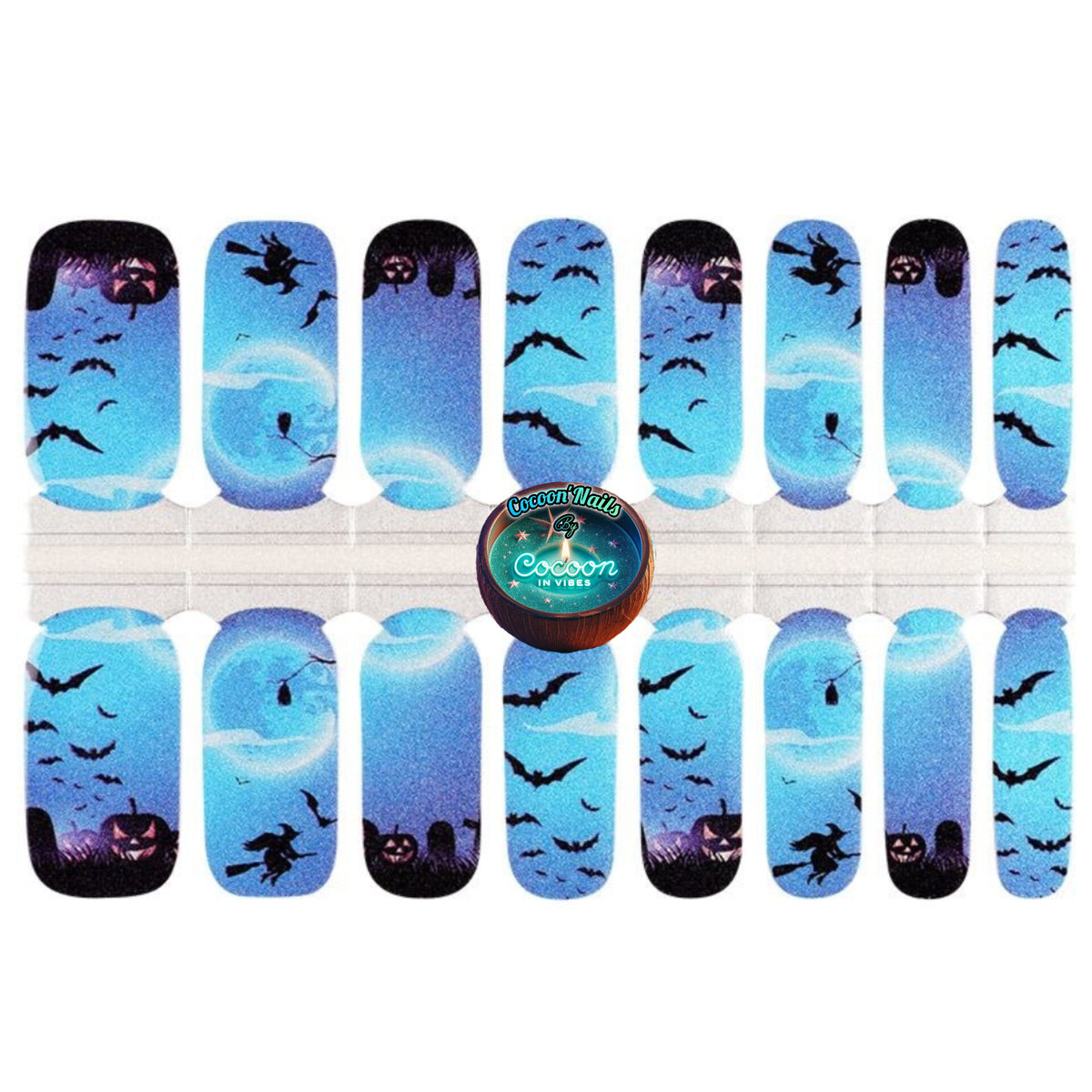 Cocoon’Nails Sortilège d'Halloween – Vernis Autocollant Kit Complet