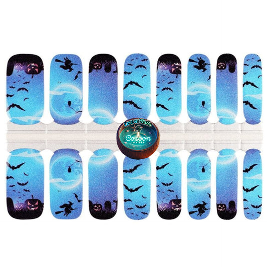 Cocoon’Nails Sortilège d'Halloween – Vernis Autocollant Kit Complet