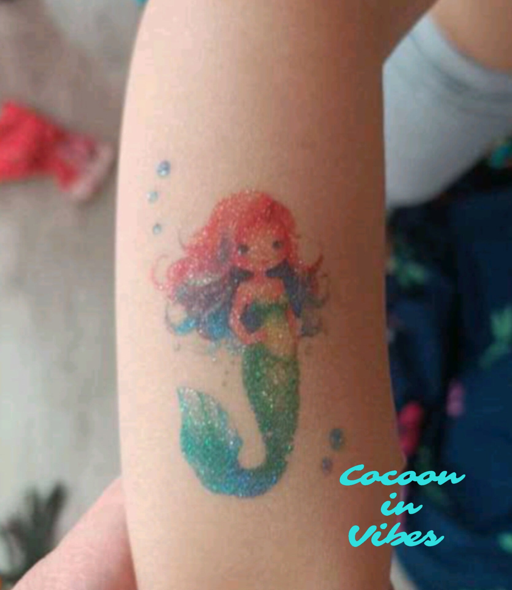Tatouages Éphémères Sirènes & Licornes Pailletées – Un Monde Magique sur la Peau !