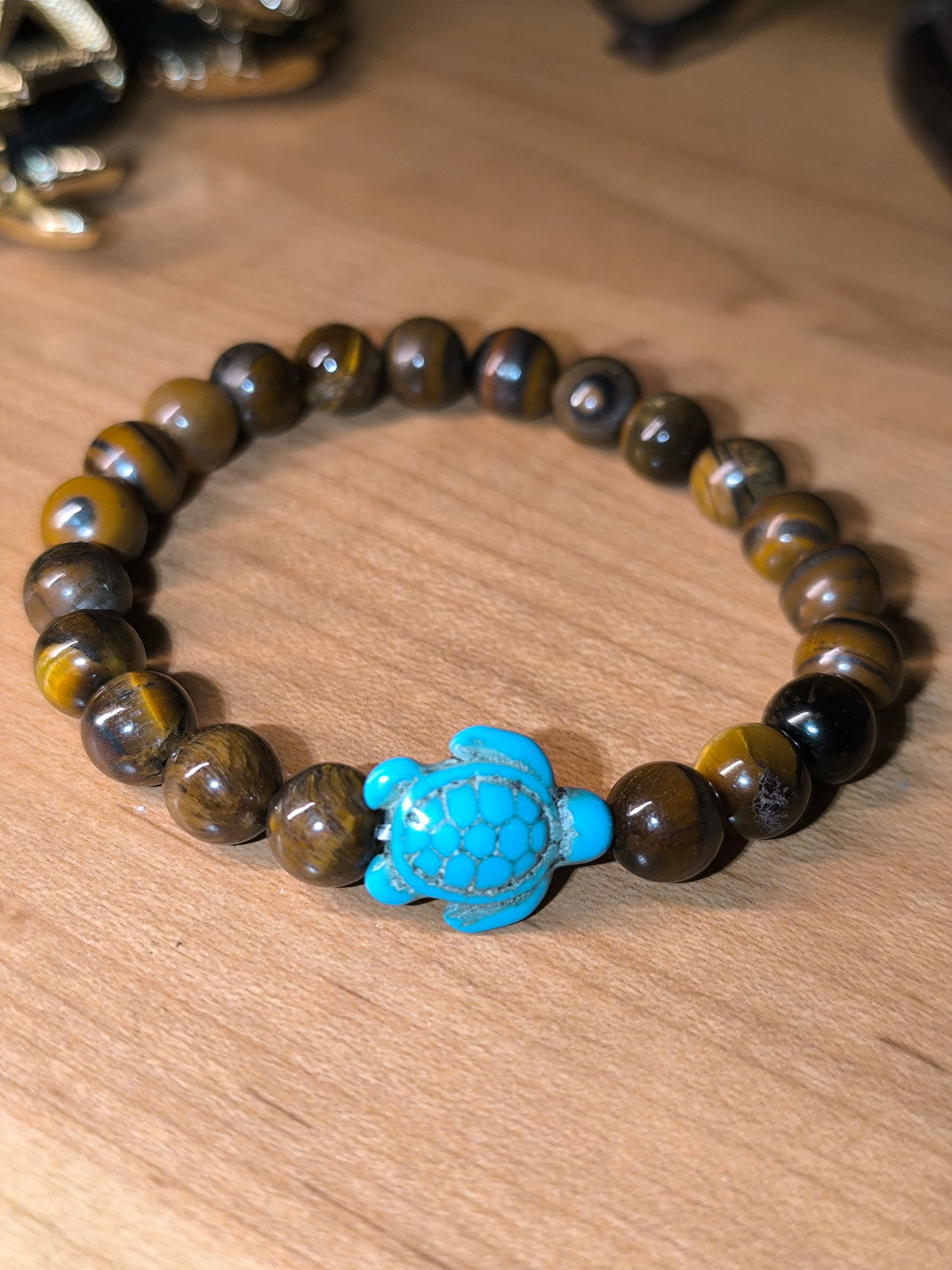 Bracelet pierres & Tortue turquoise
