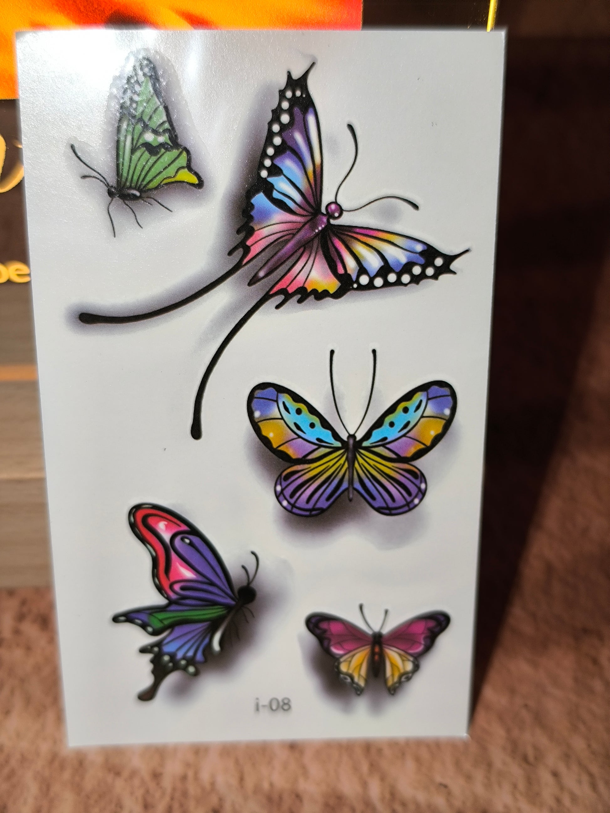 Tatouages Éphémères Papillons Ombrés – Légèreté et Poésie en 3D