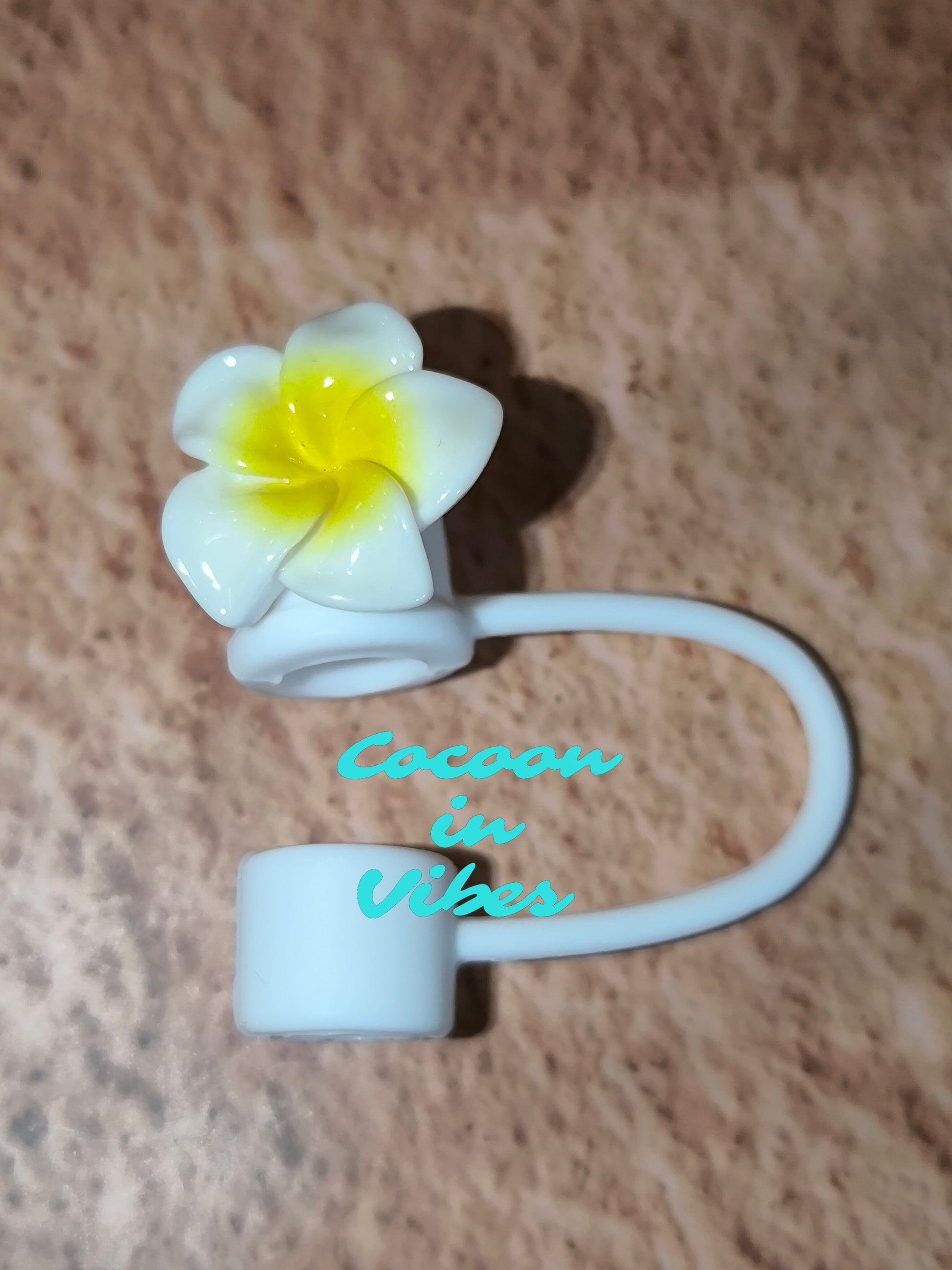 Bouchons Fleuris en Silicone – Pour pailles de 10 mm