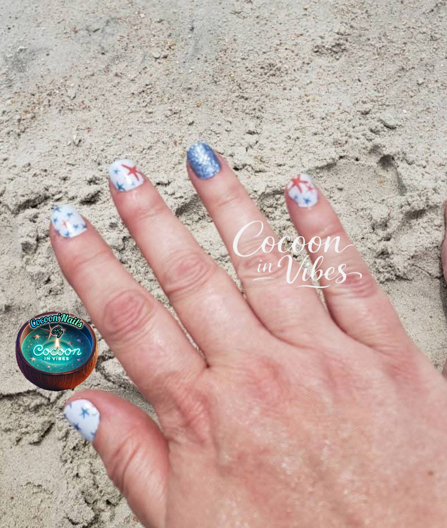 Cocoon’Nails Trésors du Lagon – Vernis Autocollant Kit Complet