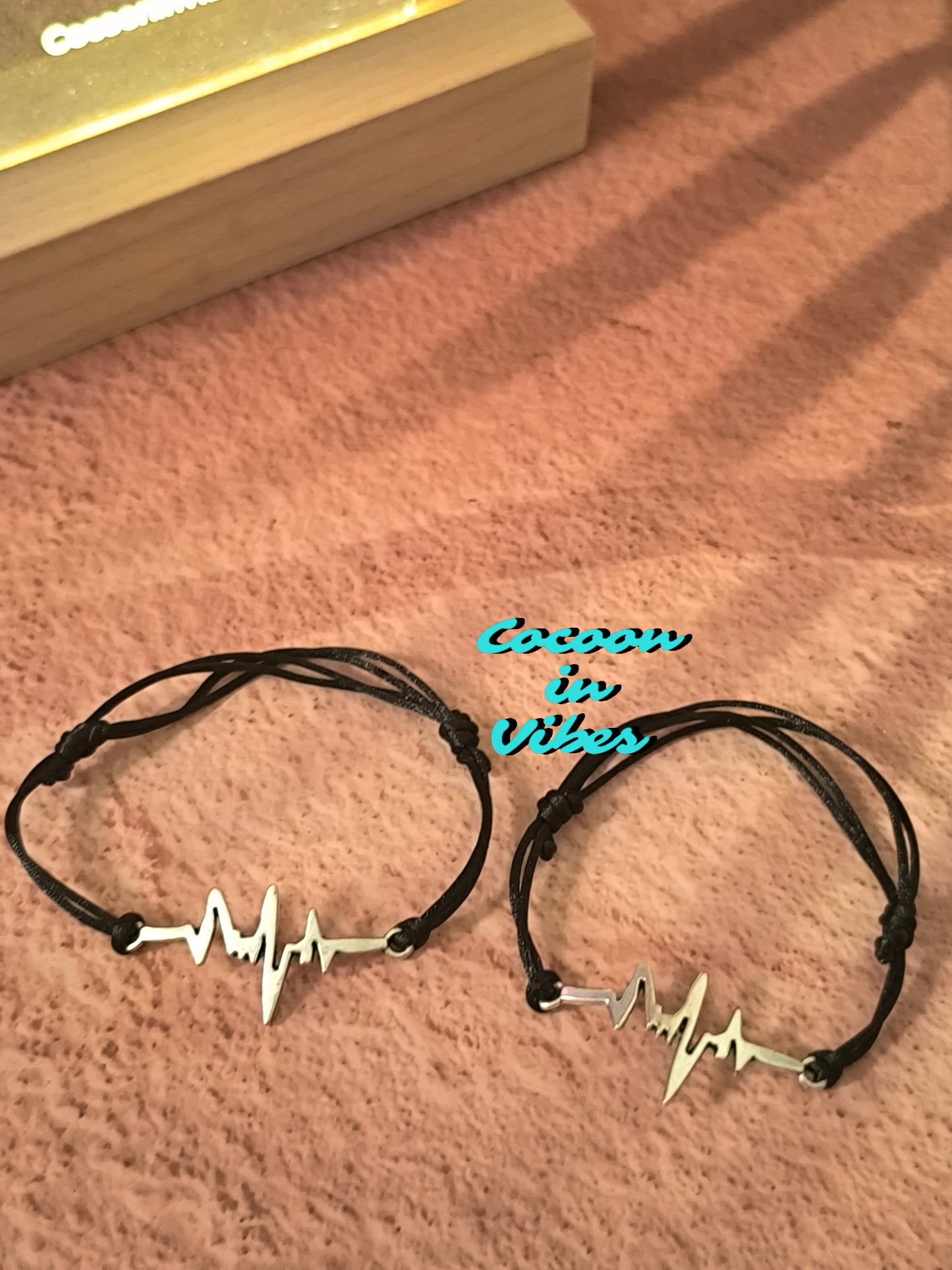 Bracelets de couple artisanaux – Battement de cœur, stylés et symboliques
