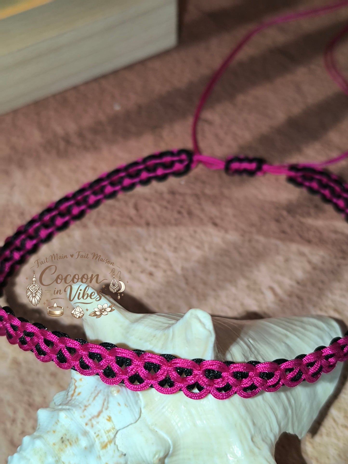 Collection Vague Entrelacée : Ras-de-cou, Bracelet & Chevillère