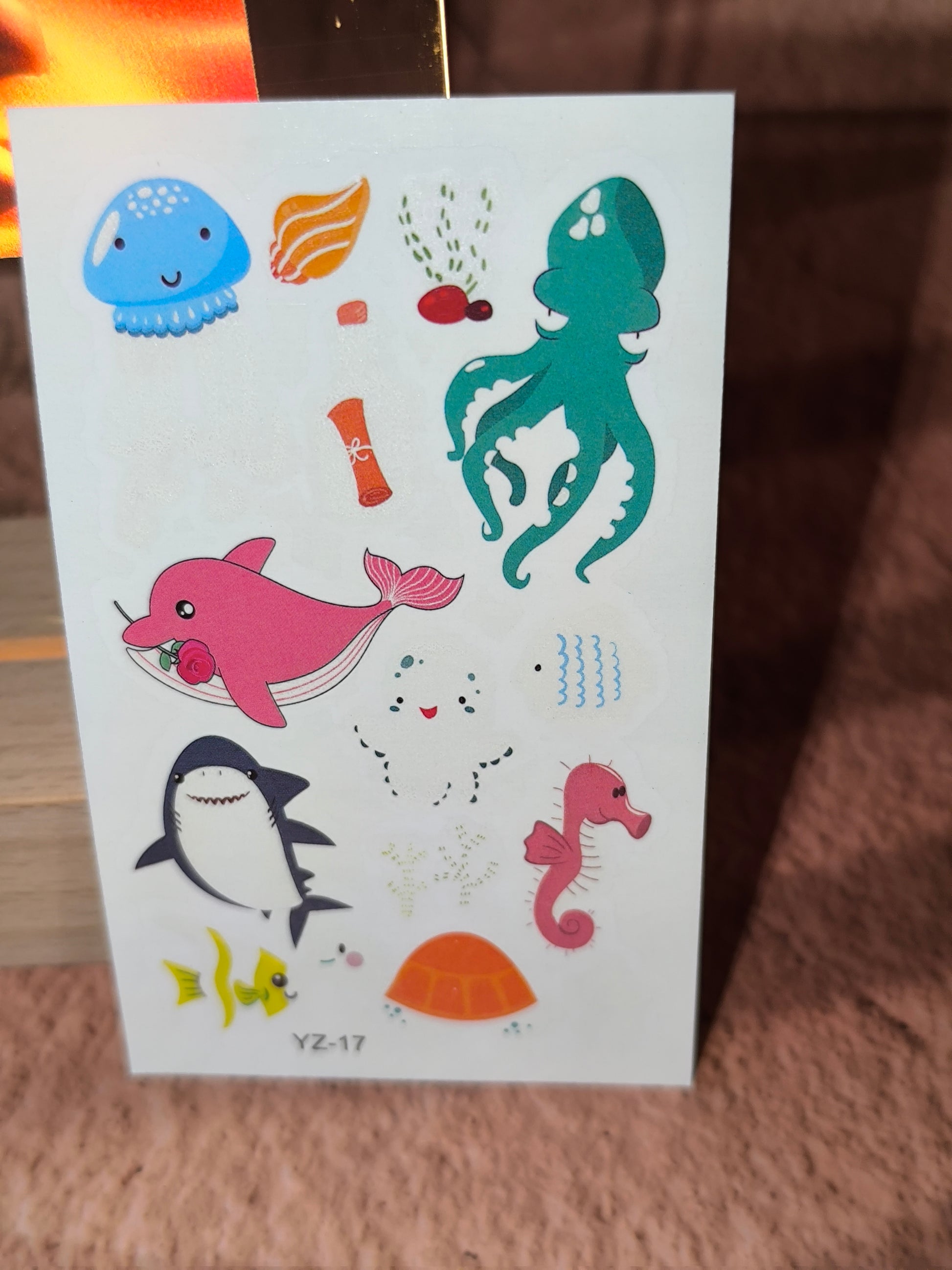 Tatouages Éphémères Enfants Phosphorescents – Petites Magies qui Brillent