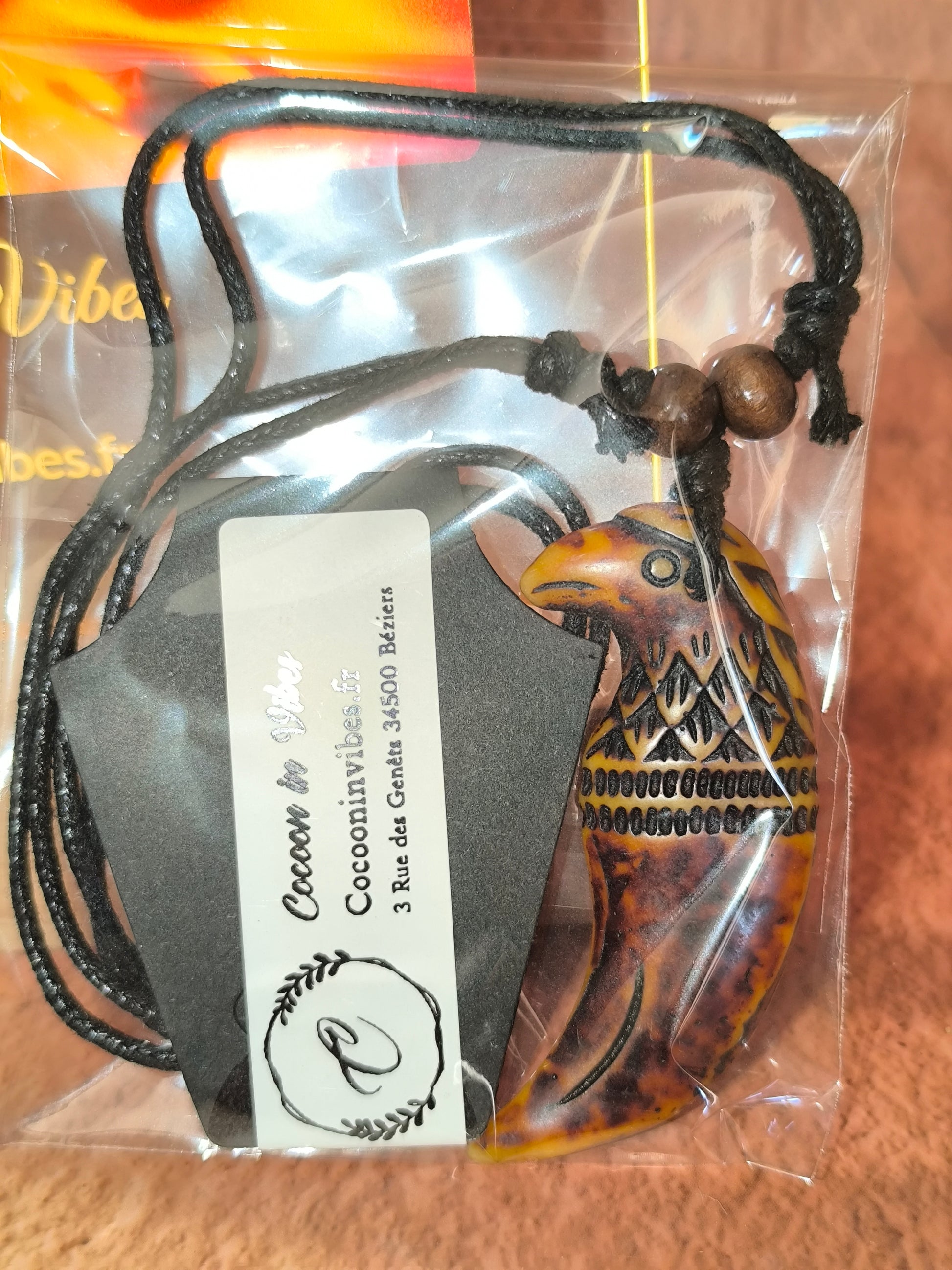 Collier Homme Bois & Résine