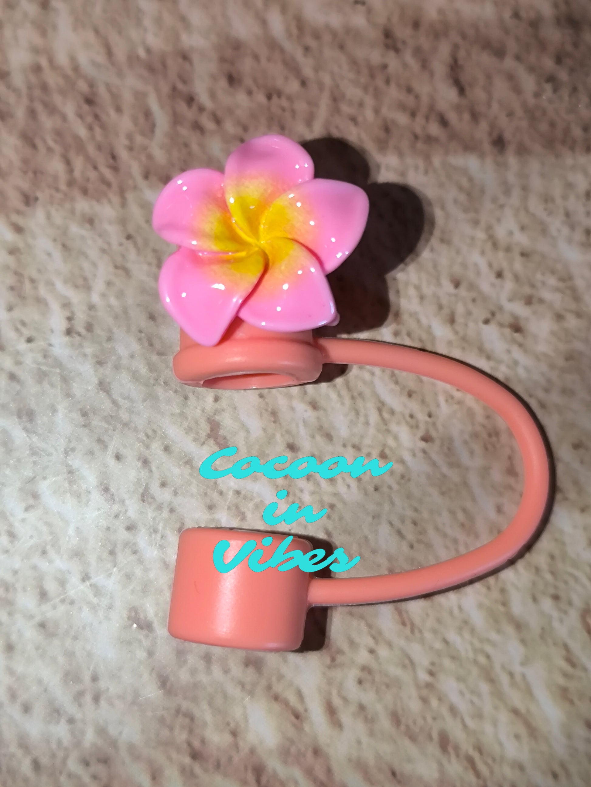 Bouchons Fleuris en Silicone – Pour pailles de 10 mm