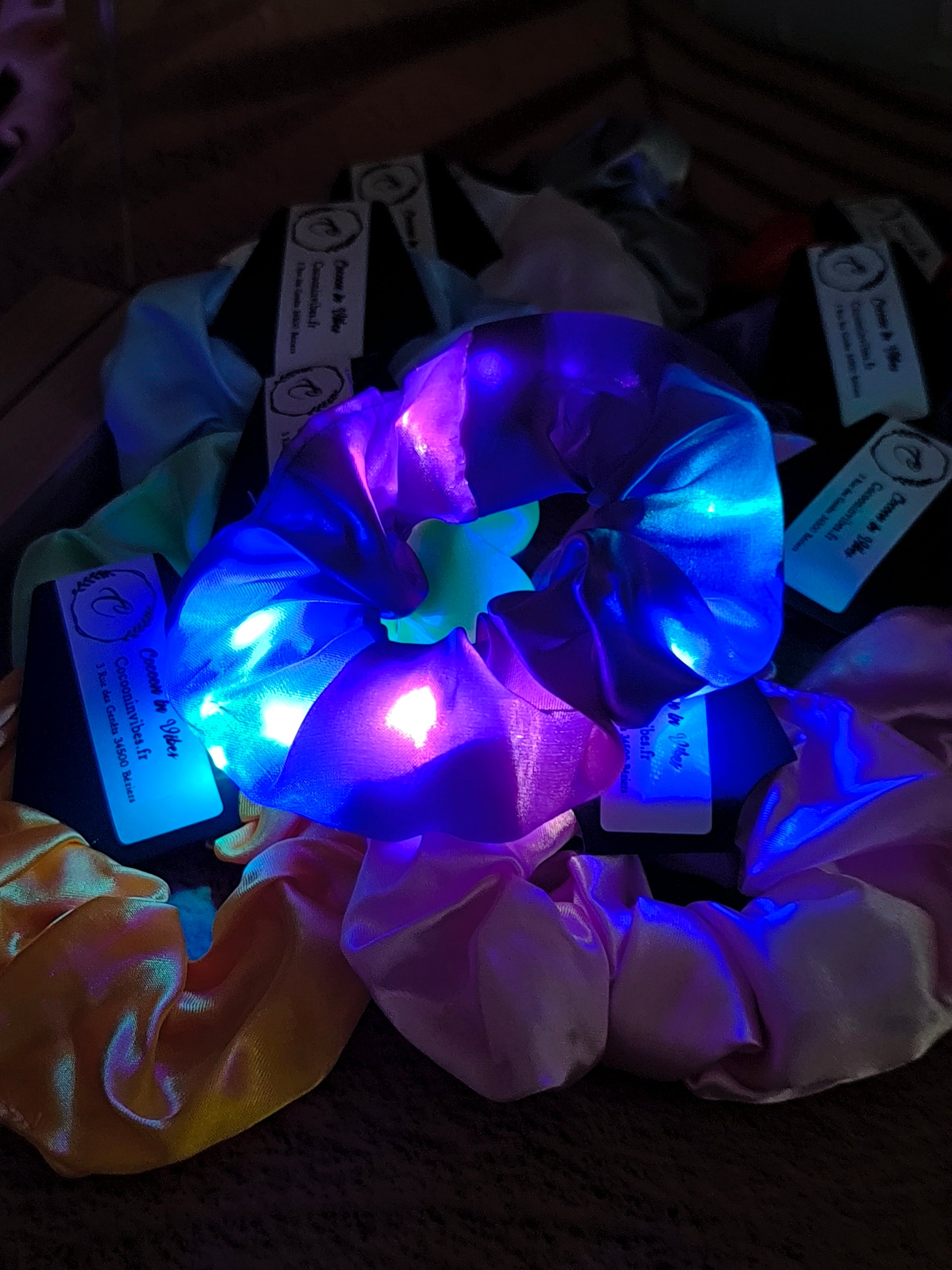 Chouchoux Lumineux multicolore 3 modes