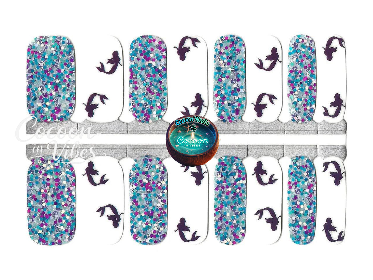 Cocoon’Nails Chant de la Mer – Vernis Autocollant Kit Complet
