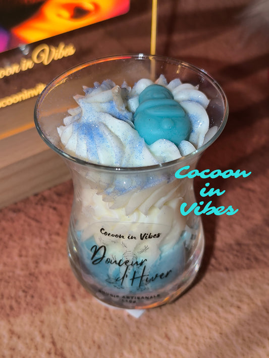 Bougie Gourmande Artisanale 110 g – Douceur d’Hiver