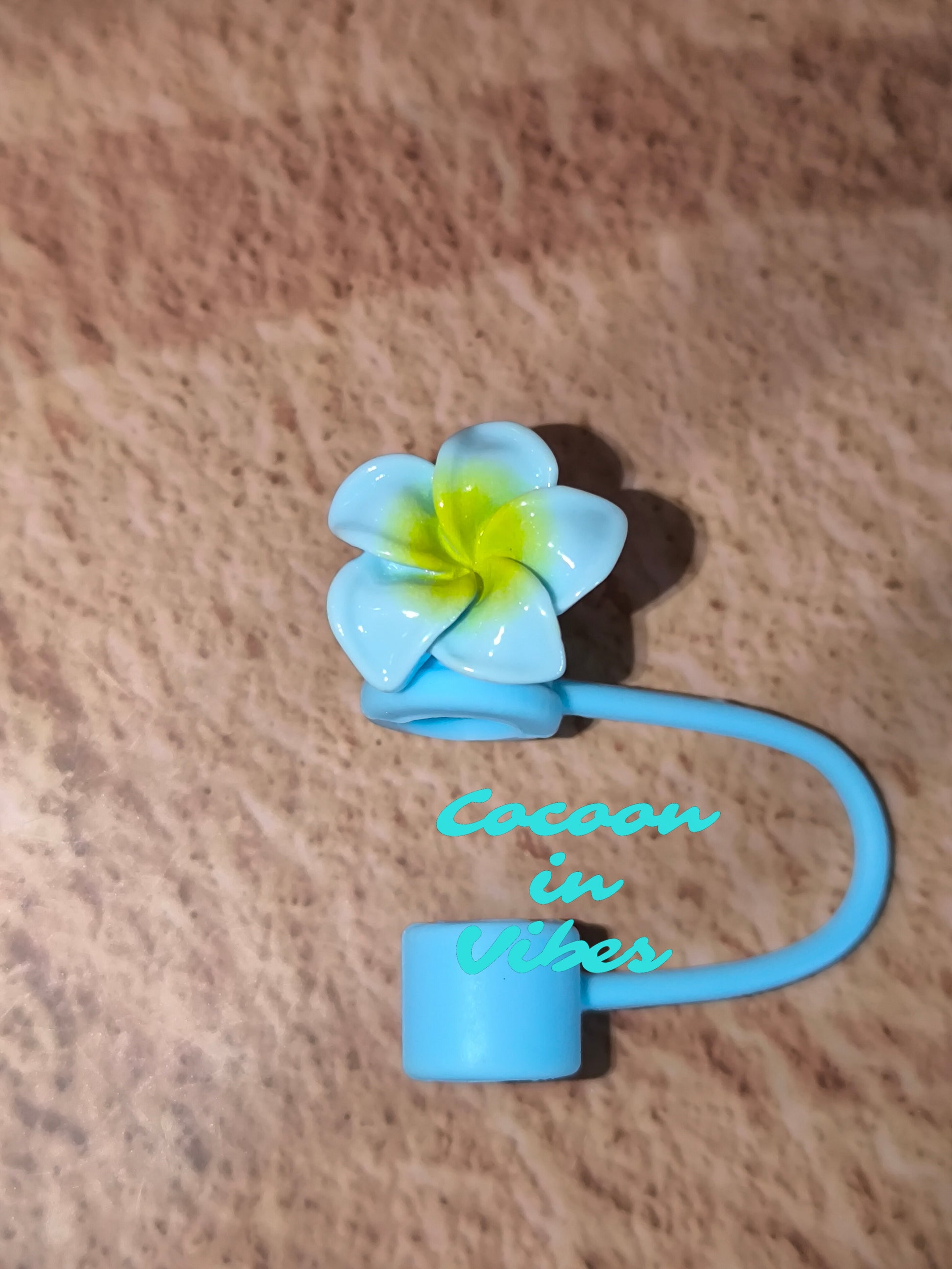 Bouchons Fleuris en Silicone – Pour pailles de 10 mm