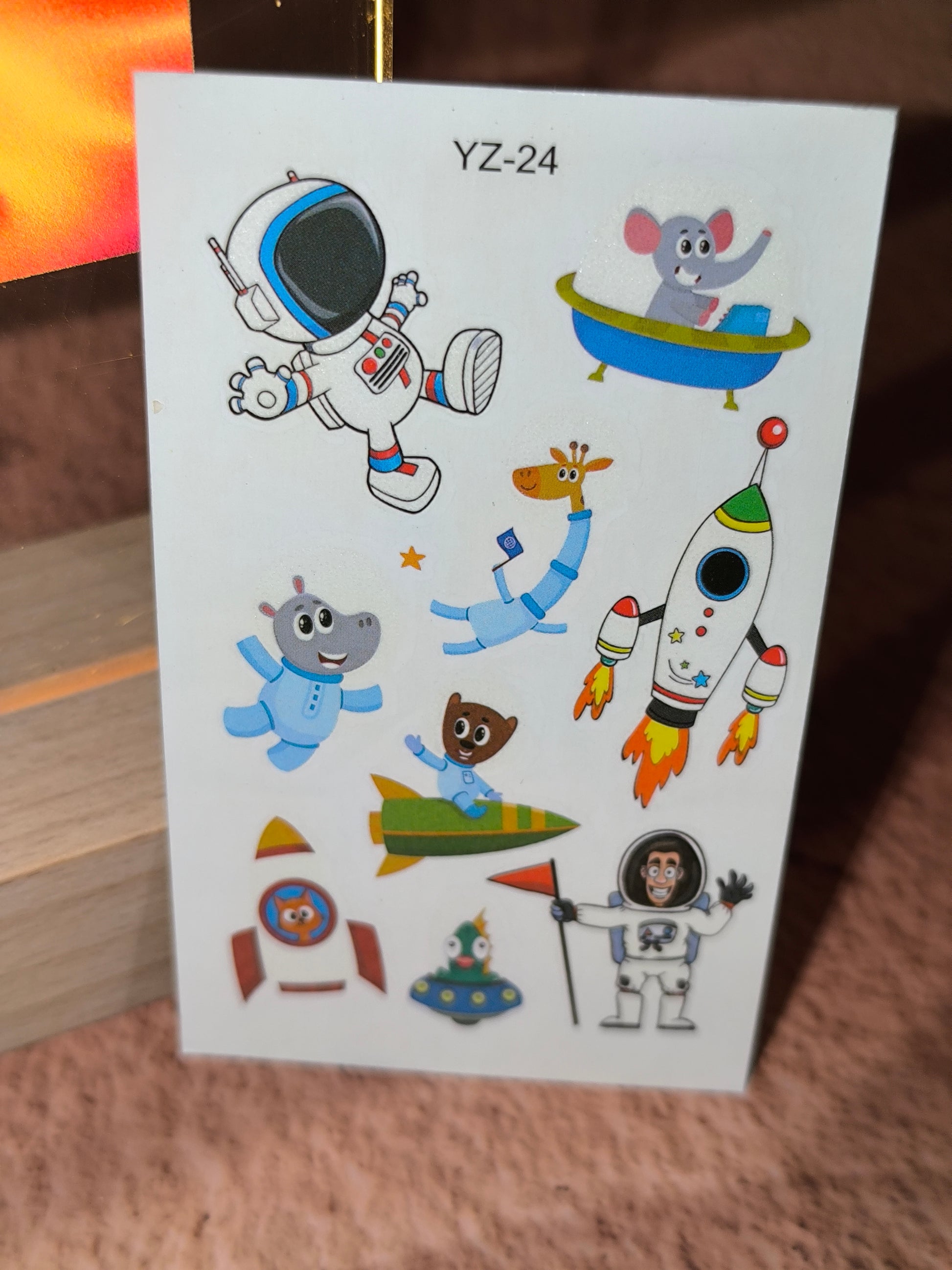 Tatouages Éphémères Enfants Phosphorescents – Petites Magies qui Brillent