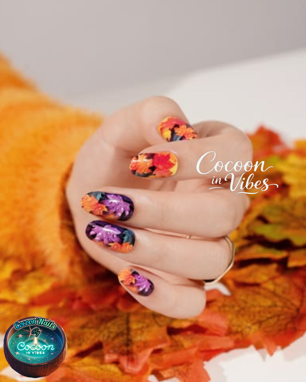 Cocoon’Nails Rosée d'Érable – Vernis Autocollant Kit Complet