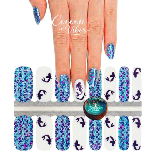 Cocoon’Nails Chant de la Mer – Vernis Autocollant Kit Complet