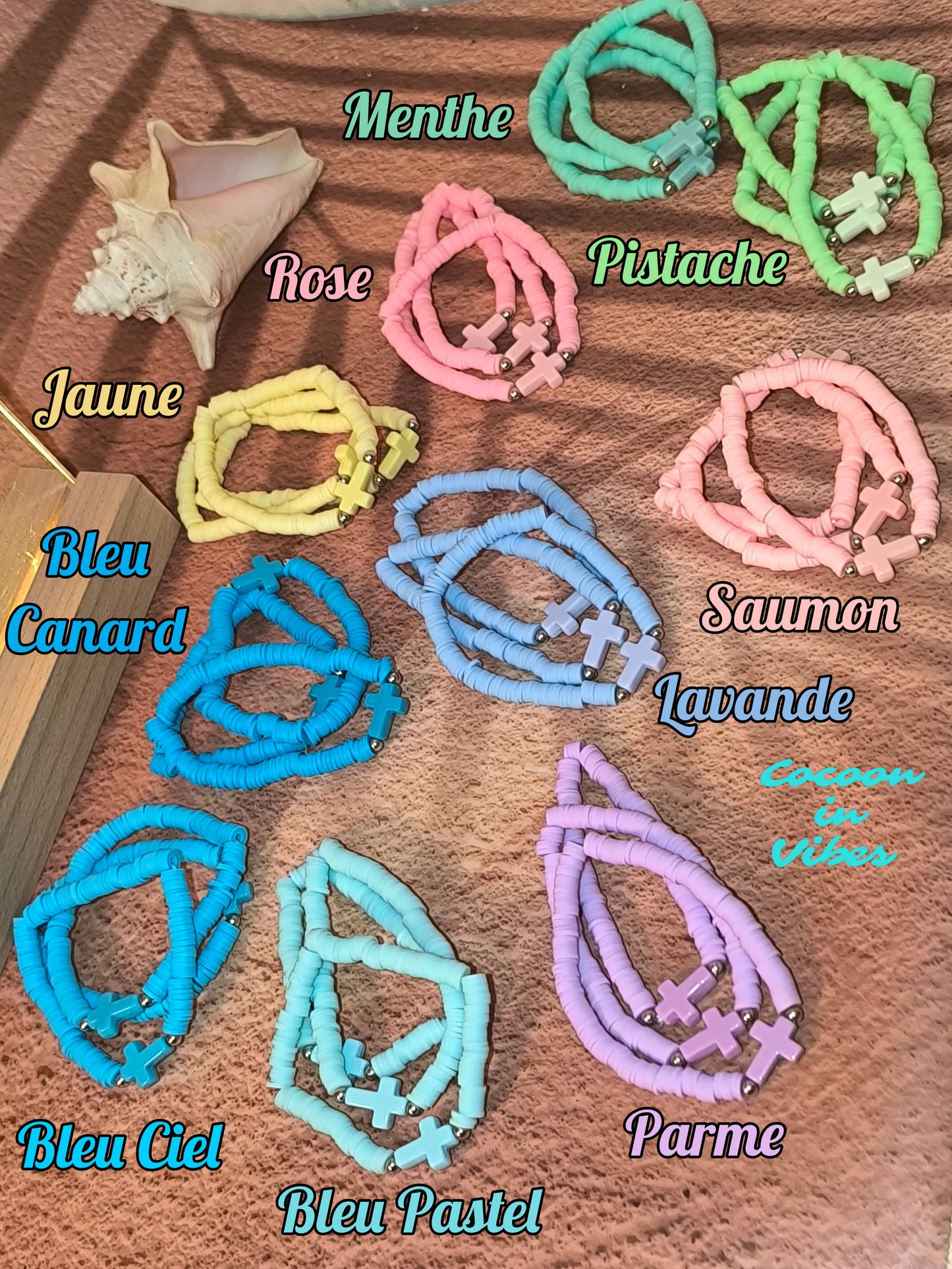 Bracelets Croix Vitaminées – Trouvaille Coup de Cœur